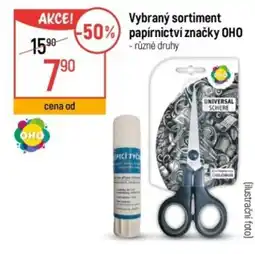 Globus Vybraný sortiment papírnictví značky OHO nabídka