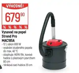Globus Vysavač na popel Strend Pro MAC185A nabídka