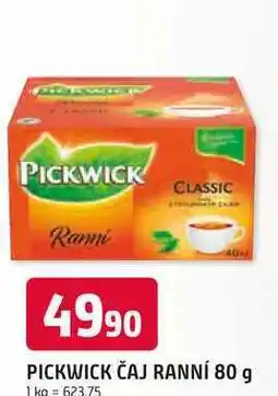 Trefa PICKWICK ČAJ RANNÍ 40 sáčků nabídka