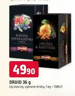 Trefa DRUID 36 g HRUŠKA & RAKYTNIK čaj nabídka