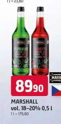 Trefa MARSHALL vol. 18-20% nabídka