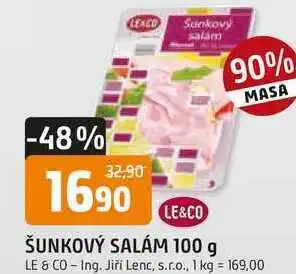 Trefa LE&CO ŠUNKOVÝ SALÁM nabídka