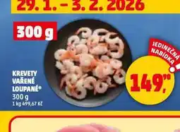 Penny Market Krevety vařené loupané nabídka