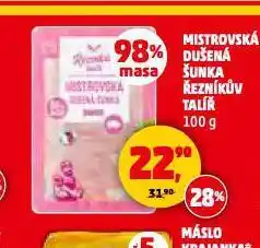 Penny Market Mistrovská dušená šunka nabídka