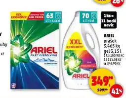 Penny Market Ariel prací prášek nabídka