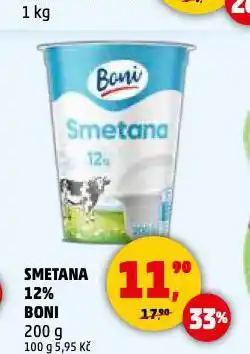 Penny Market Smetana 12% nabídka
