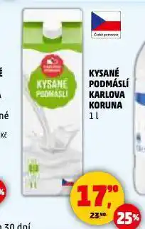 Penny Market Kysané podmáslí nabídka