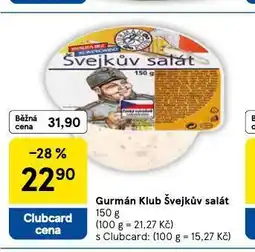 Tesco Švejkův salát nabídka