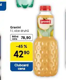 Tesco Granini nabídka