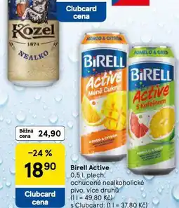 Tesco Birell active nabídka