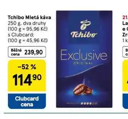 Tesco Tchibo mletá káva nabídka