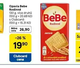 Tesco Opavia bebe rodinné nabídka