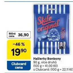 Tesco Hašlerky bonbony nabídka