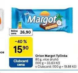 Tesco Orion margot tyčinka nabídka