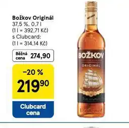 Tesco Božkov original nabídka