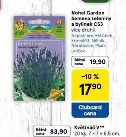 Tesco Nohel garden semena zeleniny a bylinek cs3 nabídka