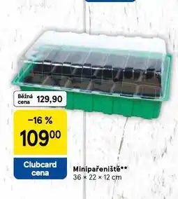 Tesco Minipařeniště nabídka