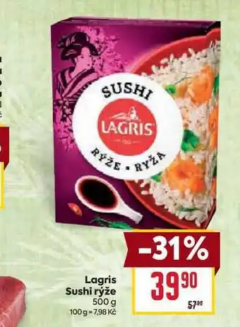 Billa Lagris Sushi rýže nabídka
