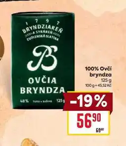 Billa 100% Ovči bryndza nabídka