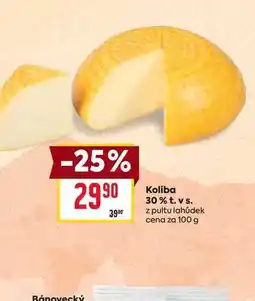 Billa Koliba 30% t. vs. z pultu lahůdek cena za nabídka