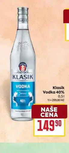 Billa Klasik Vodka 40% nabídka