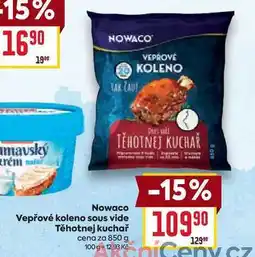Billa Nowaco Vepřové koleno sous vide Těhotnej kuchař cena za nabídka