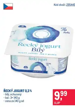 Makro Řecký jogurt 0,3% nabídka