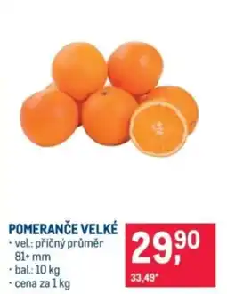 Makro Pomeranče velké nabídka