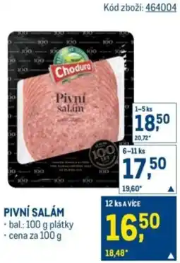 Makro Pivní salám nabídka