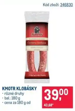 Makro Kmotr klobásky nabídka