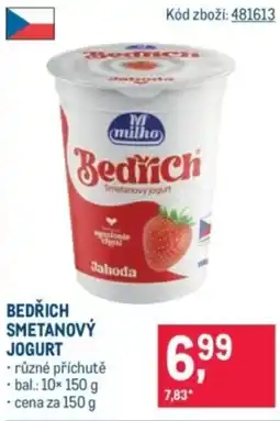 Makro Bedřich smetanový jogurt nabídka