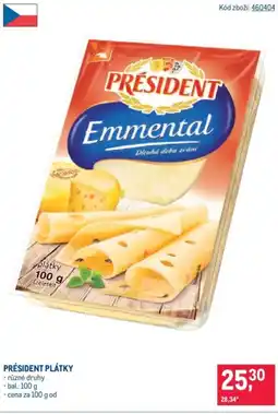 Makro Président plátky nabídka