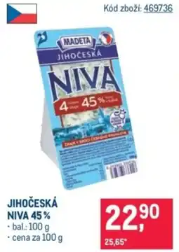 Makro Madeta jihočeská niva 45% nabídka