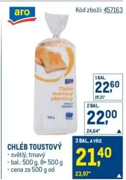 Makro Chléb toustový nabídka