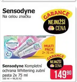 Teta Sensodyne Kompletní ochrana Whitening zubní pasta nabídka