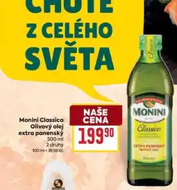 Billa Monini Classico Olivový olej extra panenský nabídka