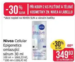 Teta Nivea Cellular Epigenetics omlazující sérum nabídka