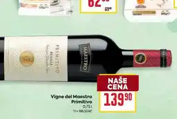Billa Vigne del Maestro Primitivo nabídka