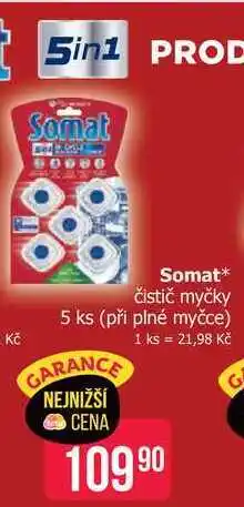 Teta Somat čistič myčky 5 ks nabídka