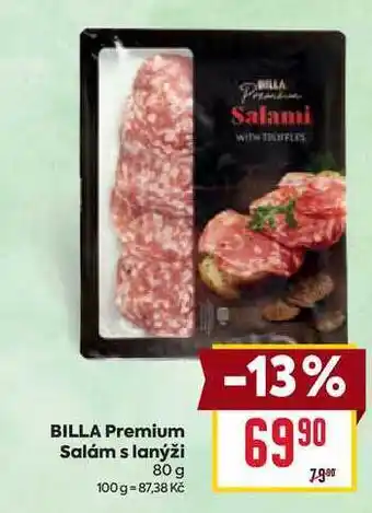 Billa BILLA Premium Salám s lanýži nabídka