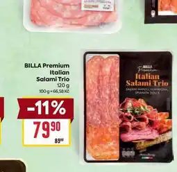 Billa BILLA Premium Italian Salami Trio nabídka