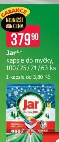 Teta Jar kapsle do myčky, 100/75/71/63 ks nabídka