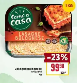 Billa Lasagne Bolognese chlazené nabídka