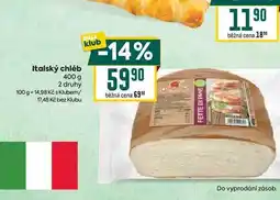 Billa Italský chléb nabídka