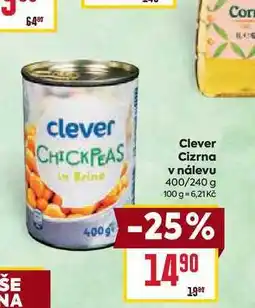 Billa Clever Cizrna v nálevu 400/240 g nabídka
