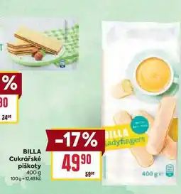 Billa BILLA Cukrářské piškoty nabídka