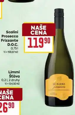 Billa Scalini Prosecco Frizzante D.O.C nabídka