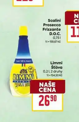 Billa Limmi šťáva nabídka