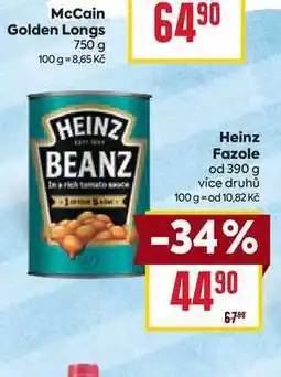 Billa Heinz Fazole od nabídka