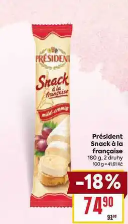 Billa Président Snack à la française nabídka